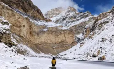 Chadar Trek Frozen River