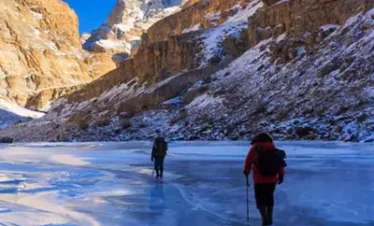 Chadar Trek Frozen River