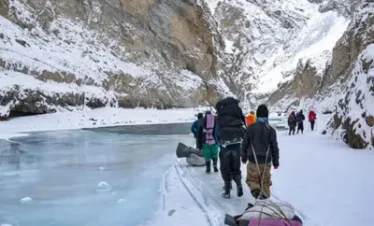 Chadar Trek Frozen River