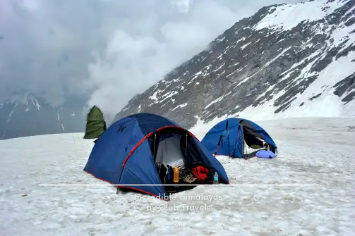 Camping in Himalayas